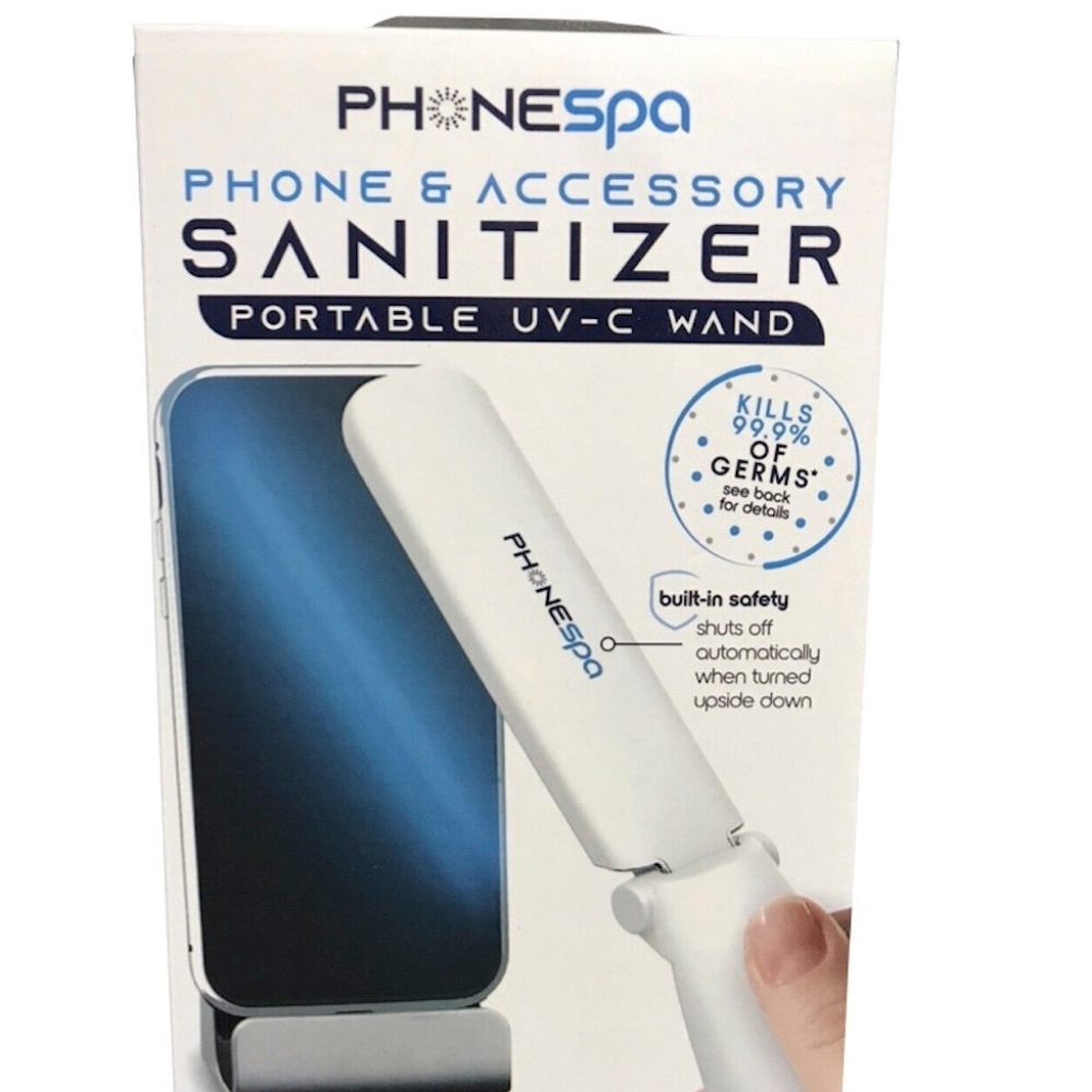 PhoneSpa Phone & Accessory Sanitizer Portable UV-C Wand